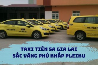 Taxi Tiên Sa Gia Lai, sắc vàng phủ khắp Pleiku - Top Gia Lai